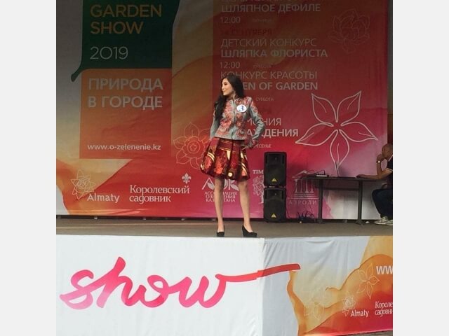 Біздің студент Архипова Ирина Garden Show Almaty 2019 қалалық байқауында 1 орын алды
